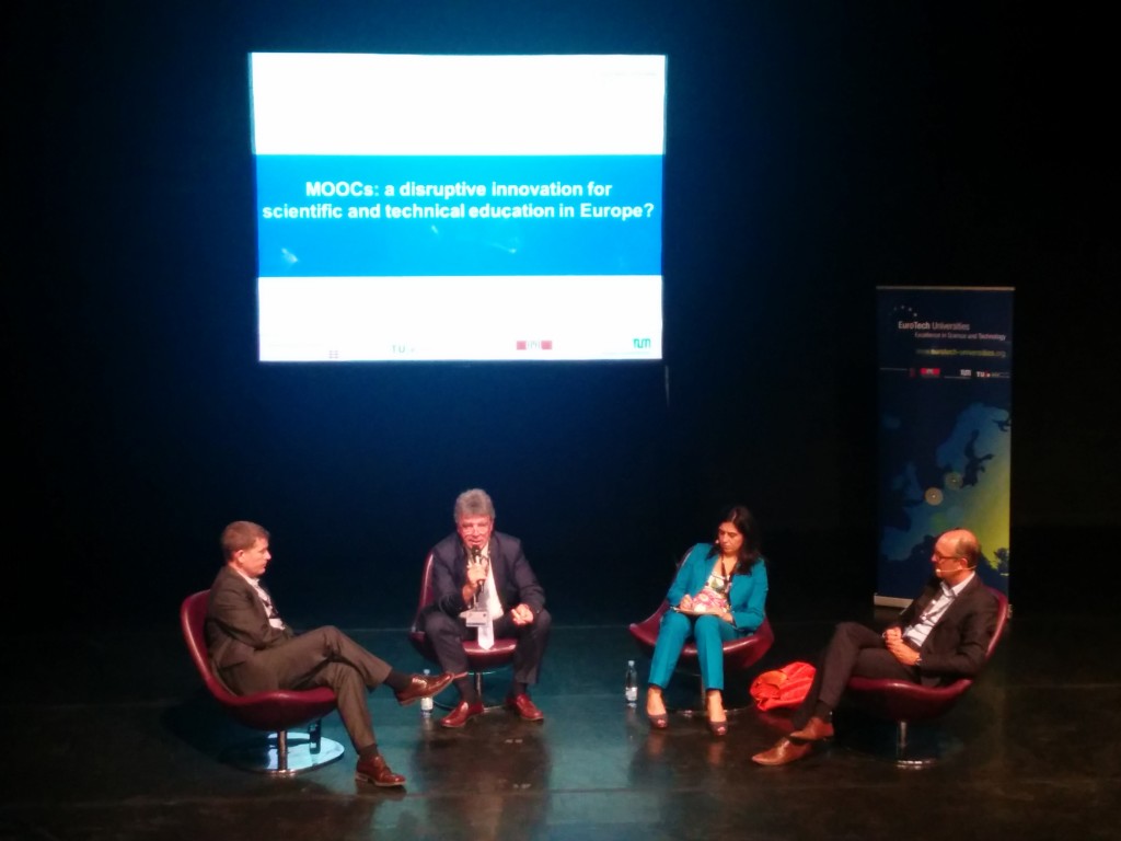 Panel discussion on the future of MOOC's in higher education.
