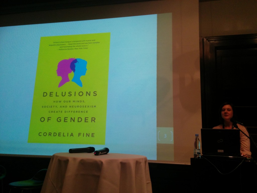 Talk by Cordelia Fine on the delusions of gender - with perspectives to modern neuroscience.