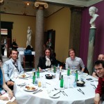 Lunch with Fields medalist Cédric Villani and 4 other young researchers.